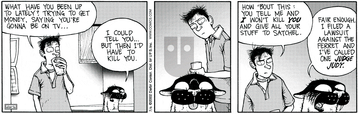 Get Fuzzy - Saturday July 6, 2002 Comic Strip