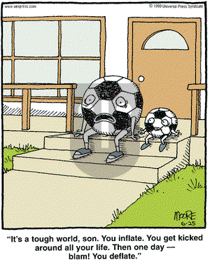 In the Bleachers on Friday June 25, 1999 Comic Strip