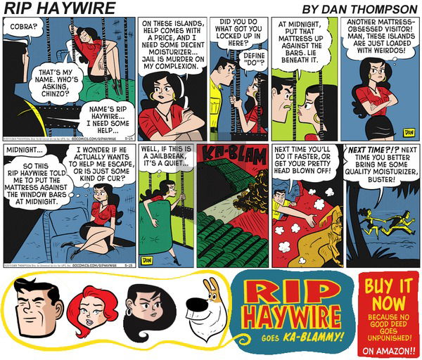 Rip Haywire on Sunday May 7, 2017 Comic Strip