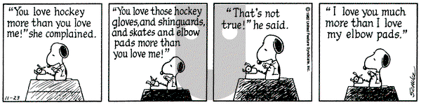 Peanuts on Tuesday November 23, 1982 Comic Strip