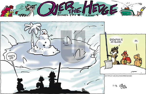 Over the Hedge on Sunday January 13, 2019 Comic Strip