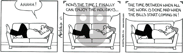 The Born Loser on Monday January 1, 2007 Comic Strip