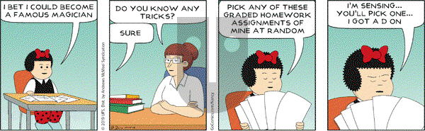 Nancy on Thursday October 10, 2019 Comic Strip