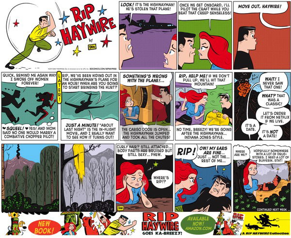 Rip Haywire on Sunday April 19, 2015 Comic Strip