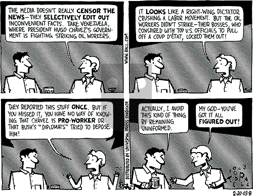 Ted Rall on Saturday February 22, 2003 Comic Strip