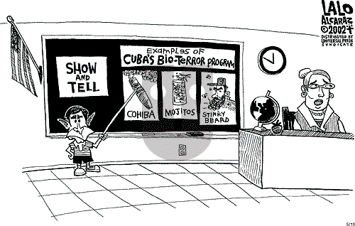 Lalo Alcaraz on Monday May 27, 2002 Comic Strip