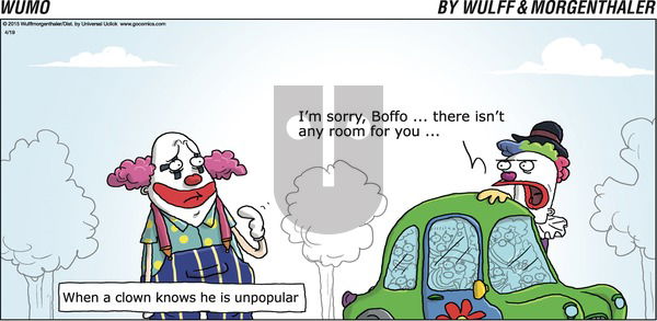 WuMo on Sunday April 19, 2015 Comic Strip