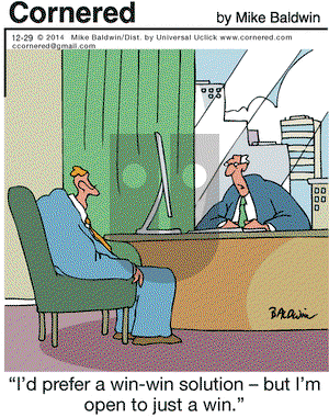 Cornered on Monday December 29, 2014 Comic Strip