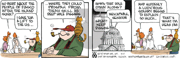 Non Sequitur on Saturday April 11, 2015 Comic Strip