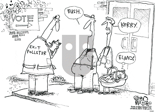 Glenn McCoy on Tuesday November 2, 2004 Comic Strip