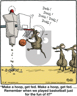 In the Bleachers on Saturday April 14, 2001 Comic Strip