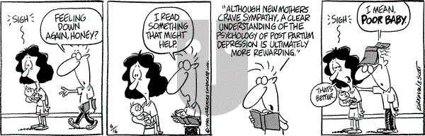 Baby Blues on Saturday June 16, 1990 Comic Strip