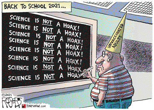 Rob Rogers on Friday August 13, 2021 Comic Strip