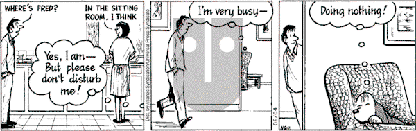 Fred Basset on Monday June 4, 2007 Comic Strip