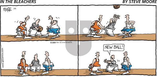 In the Bleachers on Sunday February 8, 2015 Comic Strip
