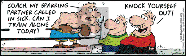 Frank and Ernest on Monday October 31, 2016 Comic Strip