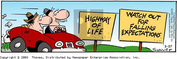 Frank and Ernest - Thursday March 27, 2003 Comic Strip