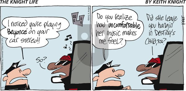 The Knight Life on Sunday April 3, 2016 Comic Strip