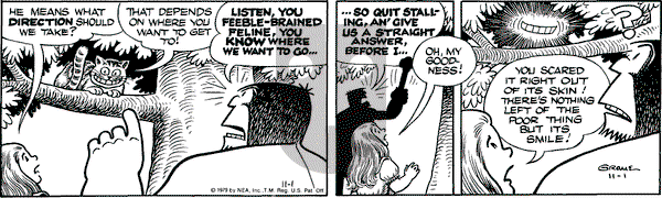 Alley Oop on Thursday November 1, 1979 Comic Strip