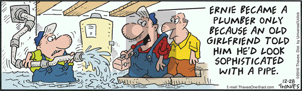 Frank and Ernest on Wednesday December 28, 2016 Comic Strip