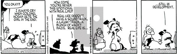 Over the Hedge on Tuesday July 24, 2001 Comic Strip