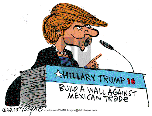 Henry Payne on Tuesday August 9, 2016 Comic Strip