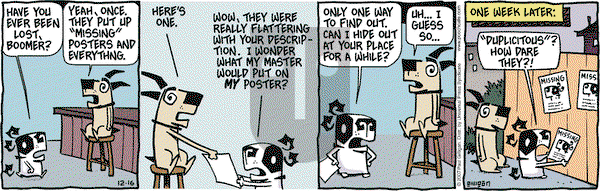 Pooch Cafe on Friday December 16, 2016 Comic Strip