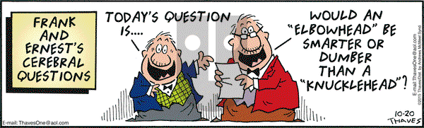 Frank and Ernest on Tuesday October 20, 2020 Comic Strip