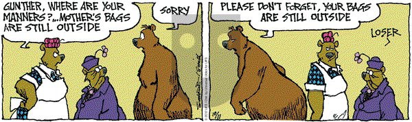 The Grizzwells on Thursday October 11, 2012 Comic Strip