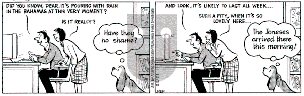 Fred Basset on Monday March 21, 2005 Comic Strip
