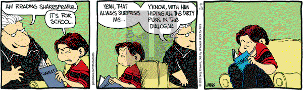 The Buckets on Saturday November 17, 2012 Comic Strip