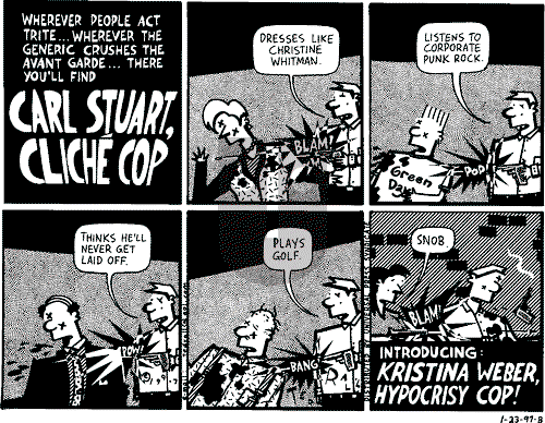Ted Rall on Saturday January 25, 1997 Comic Strip