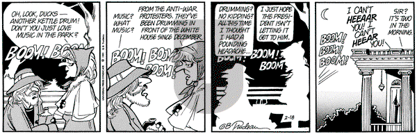Doonesbury on Monday February 18, 1991 Comic Strip