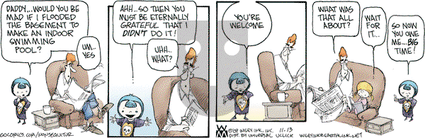 Non Sequitur on Friday November 13, 2009 Comic Strip