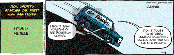 Cleats on Wednesday October 8, 2008 Comic Strip