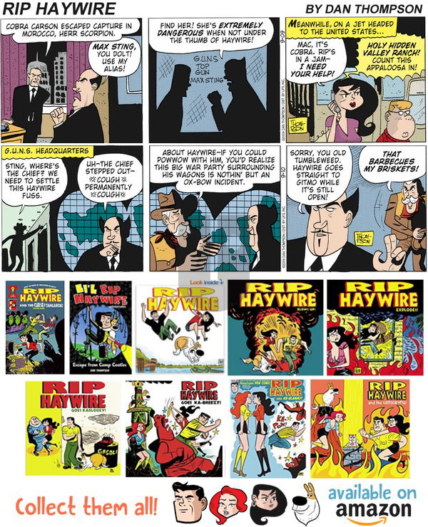 Rip Haywire on Sunday October 21, 2018 Comic Strip