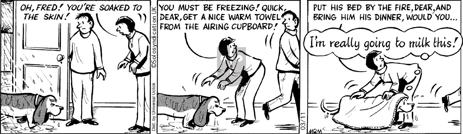 Fred Basset on Tuesday March 11, 2014 Comic Strip