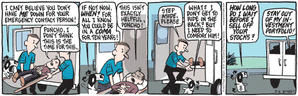 Pooch Cafe on Monday February 5, 2007 Comic Strip