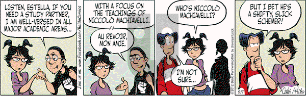 Baldo on Friday September 7, 2012 Comic Strip