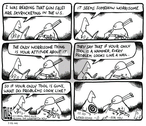 Tom Toles on Wednesday July 22, 2009 Comic Strip