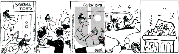 The Buckets on Saturday May 4, 1996 Comic Strip