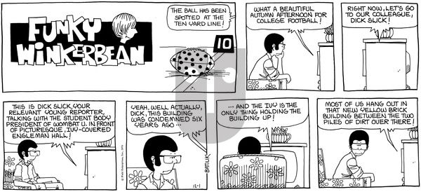 Funky Winkerbean on Saturday November 29, 2025 Comic Strip