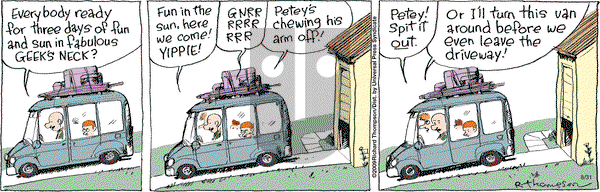 Cul de Sac on Monday August 31, 2009 Comic Strip