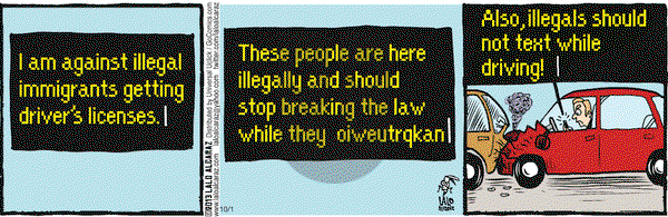 La Cucaracha - Tuesday October 1, 2013 Comic Strip