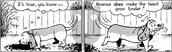 Fred Basset on Tuesday April 7, 2009 Comic Strip