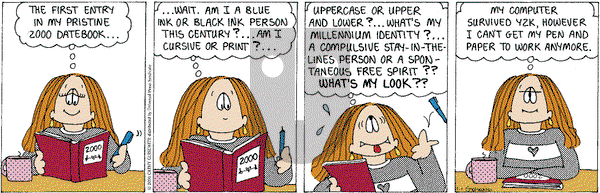 Cathy Classics on Saturday January 1, 2000 Comic Strip