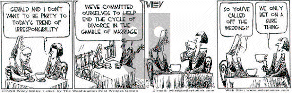 Non Sequitur on Friday April 3, 1998 Comic Strip