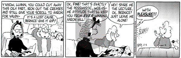 Luann on Wednesday February 5, 1997 Comic Strip