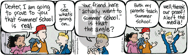 JumpStart on Thursday May 29, 2014 Comic Strip