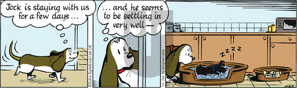 Fred Basset on Monday January 4, 2016 Comic Strip